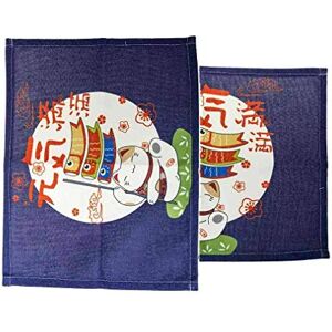 lachineuse – 2 podkładki pod stół Maneki Neko – japońskie wzornictwo lachineuse – 2 podkładki pod stół Maneki Neko – japońskie wzornictwo
