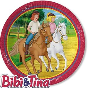 Bibi & Tina 8 talerzy na imprezę dla dzieci i urodziny dziecka od DH-Konzept // Blocksberg talerze papierowe talerze imprezowe zestaw imprezowy Bibi & Tina 8 talerzy na imprezę dla dzieci i urodziny dziecka od DH-Konzept // Blocksberg talerze papierowe talerze imprezowe zestaw imprezowy