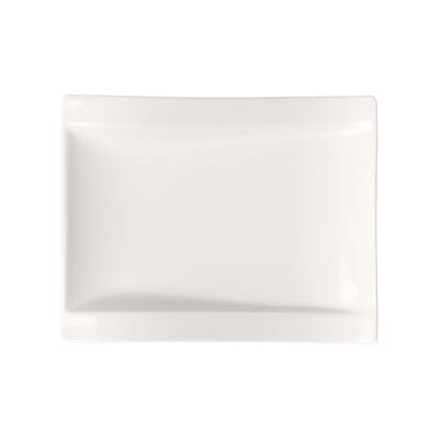 Villeroy & Boch Newwave prostokątny talerz śniadaniowy, biały, nadaje się do mycia w zmywarce, kuchenki mikrofalowej, talerze, ceramiczne, talerze obiadowe, naczynia, porcelana premium Villeroy & Boch Newwave prostokątny talerz śniadaniowy, biały, nadaje się do mycia w zmywarce, kuchenki mikrofalowej, talerze, ceramiczne, talerze obiadowe, naczynia, porcelana premium
