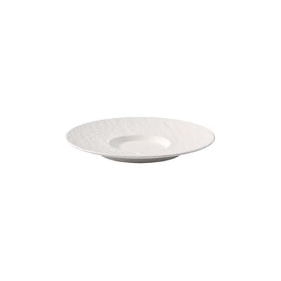 Villeroy & Boch Villeroy und Boch Manufacture Rock Blanc spodek do kawy z mlekiem, 17,3 cm, porcelana premium, biały Villeroy & Boch Villeroy und Boch Manufacture Rock Blanc spodek do kawy z mlekiem, 17,3 cm, porcelana premium, biały