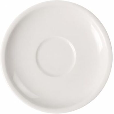 Villeroy & Boch Artesano Oryginalny spodek do kawy, 16 cm, porcelana premium, biały Villeroy & Boch Artesano Oryginalny spodek do kawy, 16 cm, porcelana premium, biały