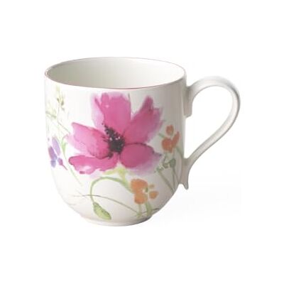 Villeroy & Boch Villeroy und Boch Mariefleur Basic kubek do kawy, 140 ml, wysokość: 9 cm, porcelana premium, 1 sztuka Villeroy & Boch Villeroy und Boch Mariefleur Basic kubek do kawy, 140 ml, wysokość: 9 cm, porcelana premium, 1 sztuka