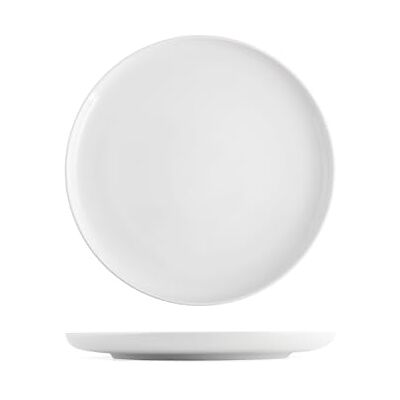 H&H 6-częściowy zestaw talerzy obiadowych Pearl biały porcelanowy cm27 H&H 6-częściowy zestaw talerzy obiadowych Pearl biały porcelanowy cm27