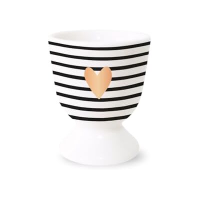 Grafik Werkstatt Grafik-Werkstatt Kieliszek do jajka z prawdziwego złota porcelanowy kubek serce, biały, normalny Grafik Werkstatt Grafik-Werkstatt Kieliszek do jajka z prawdziwego złota porcelanowy kubek serce, biały, normalny