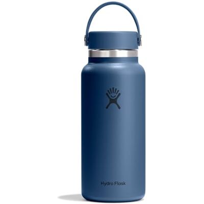 Hydro Flask Szeroka zakrętka 946 ml – stal nierdzewna, szczelna, izolowana na zimno przez 24 godziny, ciepła 12 godzin, niebieska (Harbor Blue) Hydro Flask Szeroka zakrętka 946 ml – stal nierdzewna, szczelna, izolowana na zimno przez 24 godziny, ciepła 12 godzin, niebieska (Harbor Blue)