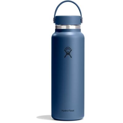 Hydro Flask Szeroka zakrętka 1,182 ml (1,134.0 g) butelka stal nierdzewna, szczelna izolowana zimna 24 godziny i ciepła 12 godzin Harbor Blue Hydro Flask Szeroka zakrętka 1,182 ml (1,134.0 g) butelka stal nierdzewna, szczelna izolowana zimna 24 godziny i ciepła 12 godzin Harbor Blue