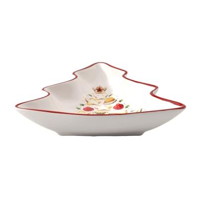 Villeroy & Boch Winter Bakery Delight Miska w Kształcie Drzewa, Wielokolorowa, Mała Villeroy & Boch Winter Bakery Delight Miska w Kształcie Drzewa, Wielokolorowa, Mała