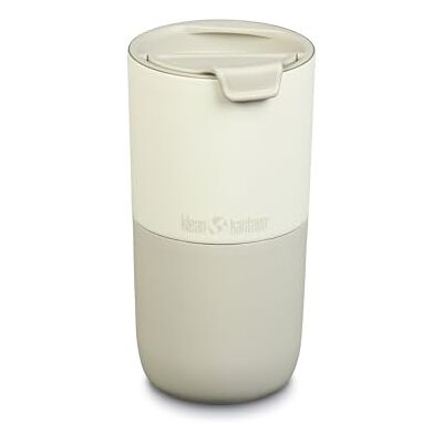 Klean Kanteen Rise kubek, 473 ml, stal nierdzewna z pokrywką na zawiasach, tofu, 16 oz Klean Kanteen Rise kubek, 473 ml, stal nierdzewna z pokrywką na zawiasach, tofu, 16 oz