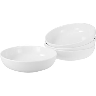 Creatable , 22555, seria Allround Weiss, 4-częściowy zestaw naczyń, porcelanowy zestaw naczyń, nadaje się do mycia w zmywarce i używania w kuchence mikrofalowej Creatable , 22555, seria Allround Weiss, 4-częściowy zestaw naczyń, porcelanowy zestaw naczyń, nadaje się do mycia w zmywarce i używania w kuchence mikrofalowej