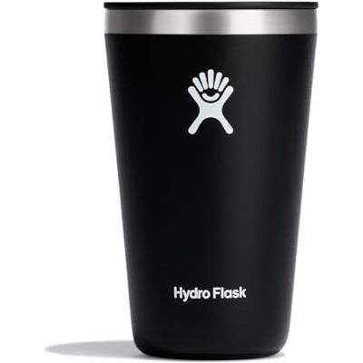 T16CPB001 HYDRO FLASK Kubek All Around o pojemności 473 ml z zamykaną pokrywką odporną na zalanie, izolowana próżniowo ze stali nierdzewnej, bez BPA, czarny T16CPB001 HYDRO FLASK Kubek All Around o pojemności 473 ml z zamykaną pokrywką odporną na zalanie, izolowana próżniowo ze stali nierdzewnej, bez BPA, czarny