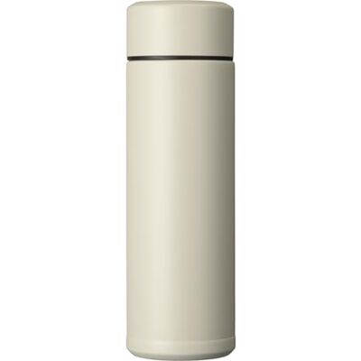 Kyocera Izolowana butelka na wodę SLIM z ceramiczną powłoką wewnętrzną 12 godzin na gorąco, 24 godziny na zimno, bez BPA, łatwe do czyszczenia, szczelne, 300 ml, sand-beige, MB-10S-SB SLIM Kyocera Izolowana butelka na wodę SLIM z ceramiczną powłoką wewnętrzną 12 godzin na gorąco, 24 godziny na zimno, bez BPA, łatwe do czyszczenia, szczelne, 300 ml, sand-beige, MB-10S-SB SLIM