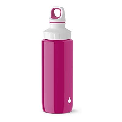 Emsa N30105 Butelka do picia Drink2Go Light Steel 0,6 l stal nierdzewna zakrętka 100% zabezpieczona przed wyciekiem i nadaje się do mycia w zmywarce różowa Emsa N30105 Butelka do picia Drink2Go Light Steel 0,6 l stal nierdzewna zakrętka 100% zabezpieczona przed wyciekiem i nadaje się do mycia w zmywarce różowa