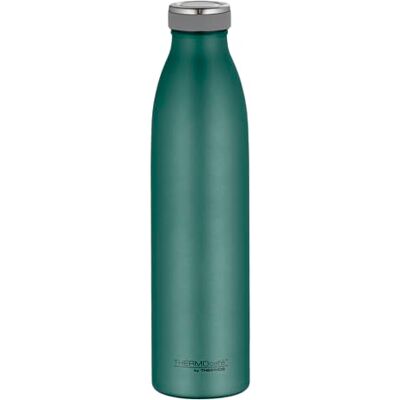 Thermos TC BOTTLE moss green mat 0,75 l, butelka termoizolacyjna ze stali nierdzewnej, odporna na działanie kwasów węglowych, 12 h gorąco, 24 h zimna, szczelna, do szkoły, na podróż i do Thermos TC BOTTLE moss green mat 0,75 l, butelka termoizolacyjna ze stali nierdzewnej, odporna na działanie kwasów węglowych, 12 h gorąco, 24 h zimna, szczelna, do szkoły, na podróż i do