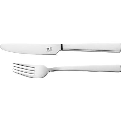 ZWILLING 2 TLG. Dessertbesteck Set, Edelstahl, Silber, 26 x 6 x 2.5 cm, 2-Einheiten, Dinner ZWILLING 2 TLG. Dessertbesteck Set, Edelstahl, Silber, 26 x 6 x 2.5 cm, 2-Einheiten, Dinner