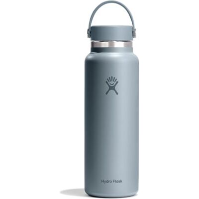 Hydro Flask Szeroka zakrętka 1,182 ml (1,134.0 g) butelka stal nierdzewna, szczelna izolowana zimna 24 godziny i ciepła 12 godzin szary łupek Hydro Flask Szeroka zakrętka 1,182 ml (1,134.0 g) butelka stal nierdzewna, szczelna izolowana zimna 24 godziny i ciepła 12 godzin szary łupek