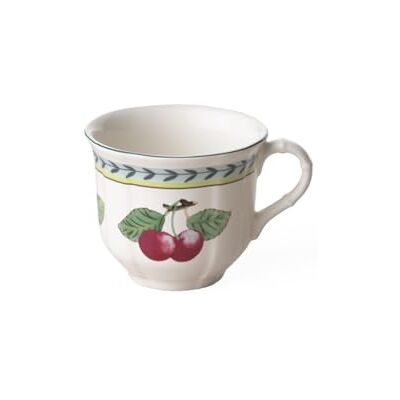 Villeroy & Boch French Garden Fleurence filiżanka do kawy, 200 ml, wysokość: 6,8 cm, porcelana premium, biała/kolorowa, 10-2281-1300 Villeroy & Boch French Garden Fleurence filiżanka do kawy, 200 ml, wysokość: 6,8 cm, porcelana premium, biała/kolorowa, 10-2281-1300