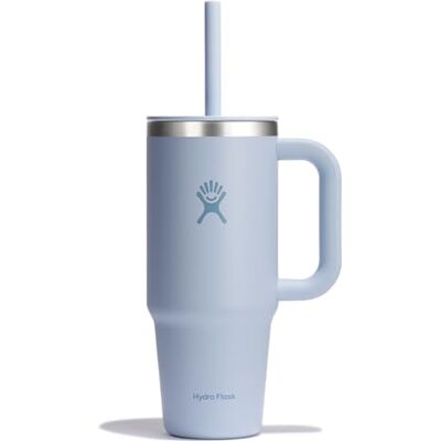 Hydro Flask Kubek podróżny 709 ml (680.4 g) z zamykaną pokrywką ze słomki stal nierdzewna podwójna ścianka izolowana próżniowo pokrywa odporna na zachlapanie Surf Hydro Flask Kubek podróżny 709 ml (680.4 g) z zamykaną pokrywką ze słomki stal nierdzewna podwójna ścianka izolowana próżniowo pokrywa odporna na zachlapanie Surf