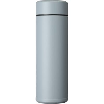 Kyocera Izolowana butelka na wodę SLIM z ceramiczną powłoką wewnętrzną 12 godzin na gorąco, 24 godziny na zimno, bez BPA, łatwe do czyszczenia, szczelne, 500 ml, smoke-blue, MB-17S-BU SLIM Kyocera Izolowana butelka na wodę SLIM z ceramiczną powłoką wewnętrzną 12 godzin na gorąco, 24 godziny na zimno, bez BPA, łatwe do czyszczenia, szczelne, 500 ml, smoke-blue, MB-17S-BU SLIM