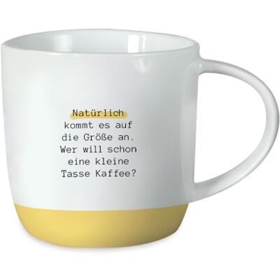 Grafik Werkstatt Grafik-Werkstatt Filiżanka do kawy z sentencją, Kubek 300 ml, Porcelana, Filiżanka Naturalna Grafik Werkstatt Grafik-Werkstatt Filiżanka do kawy z sentencją, Kubek 300 ml, Porcelana, Filiżanka Naturalna