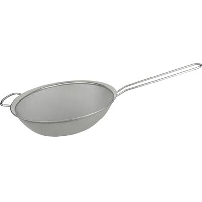 Grunwerg ST-3010 delikatne sitko siatkowe z polerowaną obręczą i uchwytem, srebrny, 25 cm, średnica 25 cm Grunwerg ST-3010 delikatne sitko siatkowe z polerowaną obręczą i uchwytem, srebrny, 25 cm, średnica 25 cm