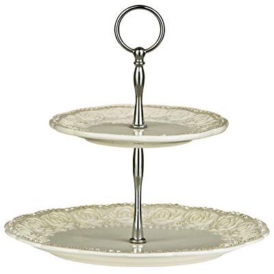 Premier Housewares 2-warstwowa patera Diamante Ge Dolomite Premier Housewares 2-warstwowa patera Diamante Ge Dolomite
