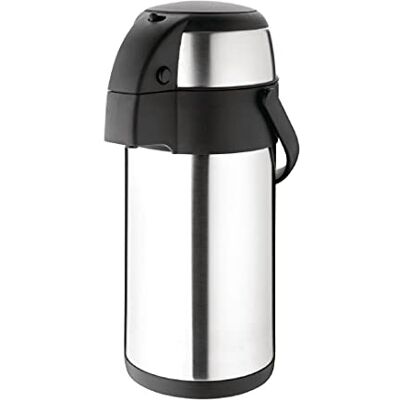 Olympia Pompka Action Airpot 3 l 370 x 151 mm stal nierdzewna zaparzacz do herbaty Olympia Pompka Action Airpot 3 l 370 x 151 mm stal nierdzewna zaparzacz do herbaty