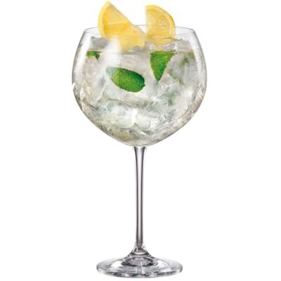 Bohemia Crystal Zestaw kubków do Gin Tonic Jałowiec 850 ml 4 sztuki Bohemia Crystal Zestaw kubków do Gin Tonic Jałowiec 850 ml 4 sztuki