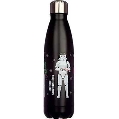 Puckator The Original Stormtrooper butelka na wodę ze stali nierdzewnej, zimna przez 24 h i ciepła przez 12 h, metalowe butelki na wodę z motywem żołnierza, nowoczesna butelka z podwójnymi ściankami, Puckator The Original Stormtrooper butelka na wodę ze stali nierdzewnej, zimna przez 24 h i ciepła przez 12 h, metalowe butelki na wodę z motywem żołnierza, nowoczesna butelka z podwójnymi ściankami,