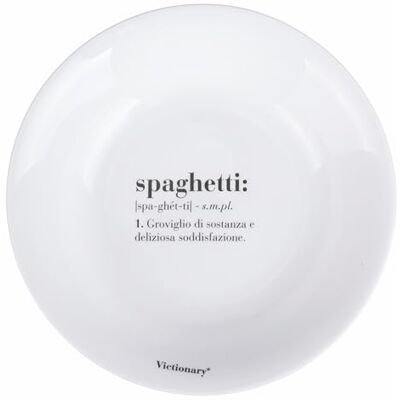 Tivoli Zestaw 6 okrągłych talerzy do zupy, 22 cm, z mlecznego szkła, Victionary Spaghetti Tivoli Zestaw 6 okrągłych talerzy do zupy, 22 cm, z mlecznego szkła, Victionary Spaghetti