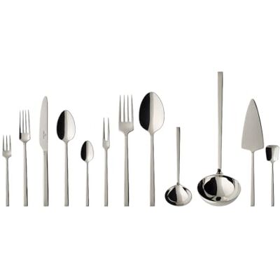 Villeroy & Boch Villeroy und Boch La Classica sztućce stołowe dla maksymalnie 12 osób, 70-częściowy, stal nierdzewna Villeroy & Boch Villeroy und Boch La Classica sztućce stołowe dla maksymalnie 12 osób, 70-częściowy, stal nierdzewna
