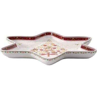 Villeroy & Boch Winter Bakery Delight Miska w Kształcie Gwiazdy, Wielokolorowa, Duża Villeroy & Boch Winter Bakery Delight Miska w Kształcie Gwiazdy, Wielokolorowa, Duża