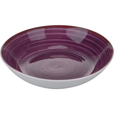 Tivoli Zestaw 6 porcelanowych talerzy do zupy, Baita Purple Tivoli Zestaw 6 porcelanowych talerzy do zupy, Baita Purple
