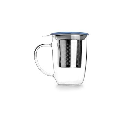IBILI Kubek do herbaty z filtrem i pokrywką, borokrzemowy, 450 ml IBILI Kubek do herbaty z filtrem i pokrywką, borokrzemowy, 450 ml