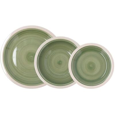 Quid Calypso Ceramiczna zastawa stołowa 18 sztuk 6 osób Quid Calypso Ceramiczna zastawa stołowa 18 sztuk 6 osób