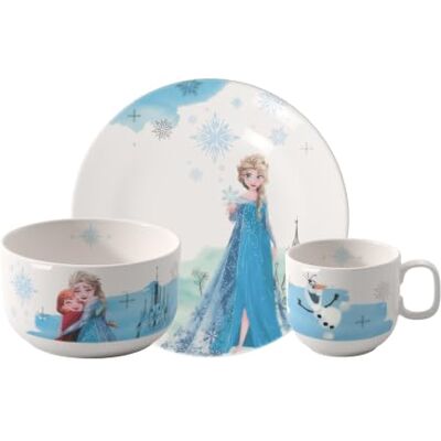 Villeroy & Boch – Disney Frozen zestaw naczyń dla dzieci, 3 el., można myć w zmywarce, można używać w kuchence mikrofalowej, naczynia dla dzieci, porcelana Premium Villeroy & Boch – Disney Frozen zestaw naczyń dla dzieci, 3 el., można myć w zmywarce, można używać w kuchence mikrofalowej, naczynia dla dzieci, porcelana Premium