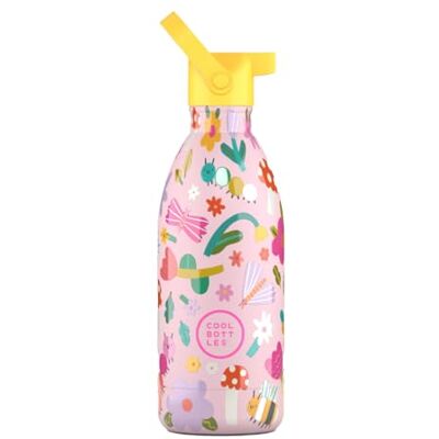Cool Bottles Butelka na wodę ze stali nierdzewnej dla dzieci, termos dla dzieci zimne napoje przez 36 godzin i gorące przez 18 godzin Bug Life 500ml Cool Bottles Butelka na wodę ze stali nierdzewnej dla dzieci, termos dla dzieci zimne napoje przez 36 godzin i gorące przez 18 godzin Bug Life 500ml