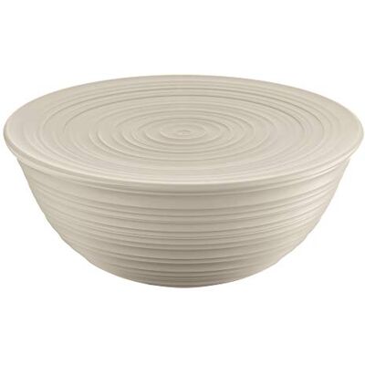 Guzzini Tierra, pojemnik XL z pokrywką z tworzywa sztucznego pochodzącego z recyklingu, miska glina, Ø 30xh13 cm 5000ml 17500179 Guzzini Tierra, pojemnik XL z pokrywką z tworzywa sztucznego pochodzącego z recyklingu, miska glina, Ø 30xh13 cm 5000ml 17500179