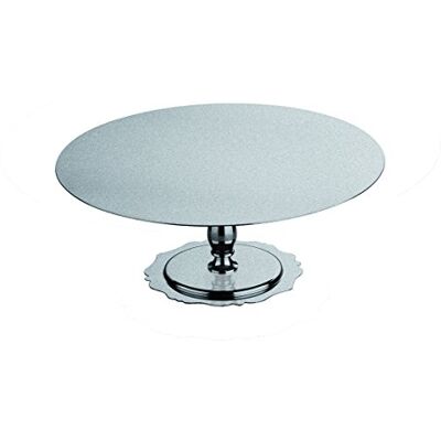MEPRA 30 cm taca na ciasto Dolce Vita ze stali nierdzewnej z podstawą, cyna MEPRA 30 cm taca na ciasto Dolce Vita ze stali nierdzewnej z podstawą, cyna