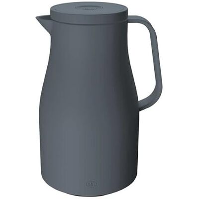 ALFI NEO 1,0 l, szary, dzbanek termiczny z higienicznym wkładem ze szkła hartowanego, 12 h gorąco, zamknięcie obrotowe z wygodnym przyciskiem, ergonomiczny uchwyt, idealny jako dzbanek do kawy ALFI NEO 1,0 l, szary, dzbanek termiczny z higienicznym wkładem ze szkła hartowanego, 12 h gorąco, zamknięcie obrotowe z wygodnym przyciskiem, ergonomiczny uchwyt, idealny jako dzbanek do kawy