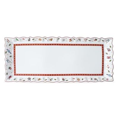 Villeroy & Boch Toy'S Delight Patera, Biały, 39 x 16 cm Villeroy & Boch Toy'S Delight Patera, Biały, 39 x 16 cm