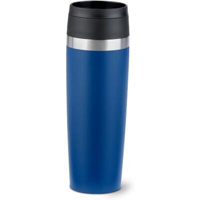 Emsa N2023650 Travel Mug Classic 0,5 litra, nowa komfortowa zakrętka, stal nierdzewna, 6 h gorąca i zimna przez 12 h, 100% szczelności, otwór do picia 360°, stal nierdzewna, ciemnoniebieski Emsa N2023650 Travel Mug Classic 0,5 litra, nowa komfortowa zakrętka, stal nierdzewna, 6 h gorąca i zimna przez 12 h, 100% szczelności, otwór do picia 360°, stal nierdzewna, ciemnoniebieski
