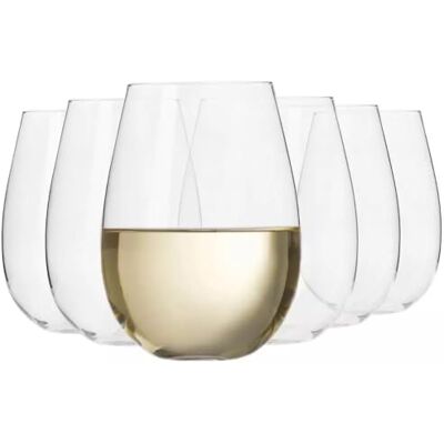 KROSNO – Szklanki do Białego Wina 550 ml – Zestaw 6 sztuk – Kolekcja Harmony – Kryształ Bezołowiowy – Elegancki i Nowoczesny Design KROSNO – Szklanki do Białego Wina 550 ml – Zestaw 6 sztuk – Kolekcja Harmony – Kryształ Bezołowiowy – Elegancki i Nowoczesny Design