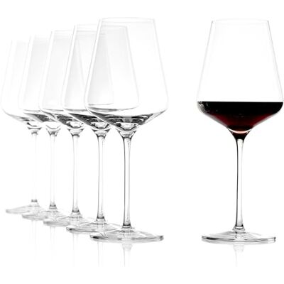 Stölzle Lausitz kieliszki Burgund Quatrophil 6 szt., 710 ml – Eleganckie kieliszki z kryształu, idealne do burgunda, zapewniają optymalny aromat, odporne na zmywarkę i uderzenia Stölzle Lausitz kieliszki Burgund Quatrophil 6 szt., 710 ml – Eleganckie kieliszki z kryształu, idealne do burgunda, zapewniają optymalny aromat, odporne na zmywarkę i uderzenia