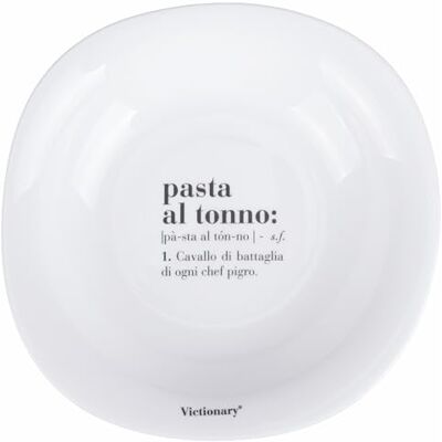 Tivoli Zestaw 6 kwadratowych talerzy do zupy 23 x 23 cm, z mlecznego szkła, Victionary Pasta z tuńczyka Tivoli Zestaw 6 kwadratowych talerzy do zupy 23 x 23 cm, z mlecznego szkła, Victionary Pasta z tuńczyka