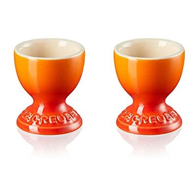 LE CREUSET Kubki do jajek z kamionkami, zestaw 2 sztuk, 9 g, 5,3 x 5,3 x 5,9 cm, wulkaniczny LE CREUSET Kubki do jajek z kamionkami, zestaw 2 sztuk, 9 g, 5,3 x 5,3 x 5,9 cm, wulkaniczny