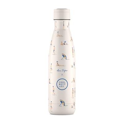 Cool Bottles Butelka na wodę ze stali nierdzewnej, butelka termiczna 500 ml, zimne napoje 36 godzin i gorące 18 godzin, wykończenie nadrukiem 3D, bez BPA Cool Bottles Butelka na wodę ze stali nierdzewnej, butelka termiczna 500 ml, zimne napoje 36 godzin i gorące 18 godzin, wykończenie nadrukiem 3D, bez BPA