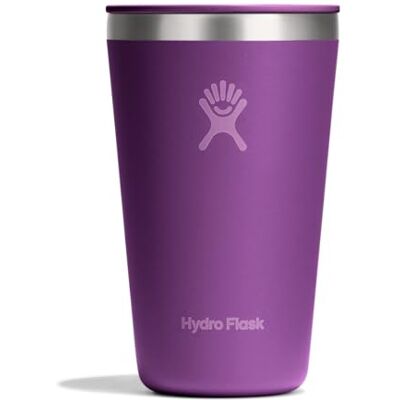 Hydro Flask Wciskana pokrywka All Around Tumbler 473 ml – izolowana stal nierdzewna – odporna na zachlapanie, szczelność, kompatybilna z uchwytem na kubek – utrzymuje napoje zimne przez 24 godziny i Hydro Flask Wciskana pokrywka All Around Tumbler 473 ml – izolowana stal nierdzewna – odporna na zachlapanie, szczelność, kompatybilna z uchwytem na kubek – utrzymuje napoje zimne przez 24 godziny i