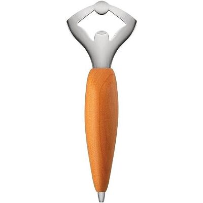 Alessi Ercolino AB07 – designerski otwieracz do butelek ze stali nierdzewnej 18/10 i drewna brzozowego Alessi Ercolino AB07 – designerski otwieracz do butelek ze stali nierdzewnej 18/10 i drewna brzozowego