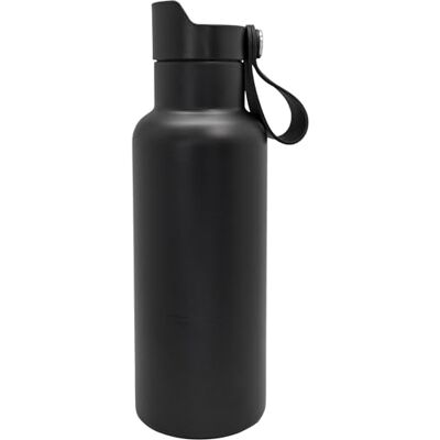 NERTHUS FIH 1266 CLICK & DRINK! Butelka sportowa z podwójnymi ściankami 500 ml z zatrzaskiem, nawilżająca i stylowa w czarnym wzornictwie premium NERTHUS FIH 1266 CLICK & DRINK! Butelka sportowa z podwójnymi ściankami 500 ml z zatrzaskiem, nawilżająca i stylowa w czarnym wzornictwie premium