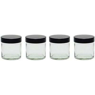 mikken Viva Housewares szklany słoik z pokrywką w różnych rozmiarach/ilościach, szkło, przezroczyste, 60 ml mikken Viva Housewares szklany słoik z pokrywką w różnych rozmiarach/ilościach, szkło, przezroczyste, 60 ml
